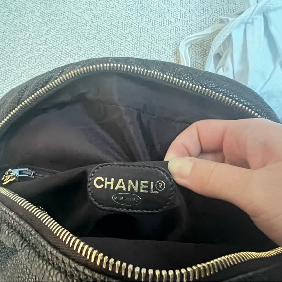 Vintage Chanel Pebble Leather Backpack - Picture 10 of 12